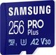 Карта памʼяті Samsung PRO Plus microSDXC 256GB UHS-I U3 V30 + SD-адаптер (MB-MD256SA/EU) - зображення 3