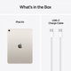 Tablet Apple iPad Air 11" M3 2025 Wi-Fi + Cellular 256GB Starlight (MCG24) - obraz 10