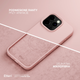 Etui plecki Etteri Silicone Mag do Apple iPhone 15 6.1 Light pink (GSM185991) - obraz 5