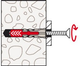 Дюбель Fischer DuoPower 6 х 50 мм 100 шт. (4048962262179) - зображення 13