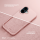 Панель Etteri Silicone Mag do Apple iPhone 16e Light pink (GSM192081) - зображення 6