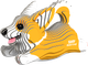 Model 3D do składania Eugy Zoo Welsh Corgi (9421035150828) - obraz 1