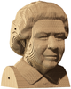3D пазл-конструктор Cartonic 3D Puzzle Queen Королева Єлизавета-2 Картонний (4820191132771) - зображення 6