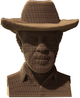 Puzzle 3D - konstruktor Cartonic 3D Puzzle Chuck Chuck Norris Kartonowy (4820191132825) - obraz 1