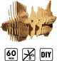 Puzzle 3D - konstruktor Cartonic 3D Puzzle Corgi Kartonowy (4820191132986) - obraz 7