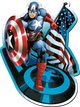 Пазл Trefl Wooden Marvel The Avengers Безстрашний Капітан Америка 160 елементів (5900511201949) - зображення 2