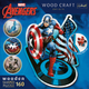 Пазл Trefl Wooden Marvel The Avengers Безстрашний Капітан Америка 160 елементів (5900511201949) - зображення 3