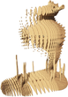 3D пазл-конструктор Cartonic 3D Puzzle Seahorse Морський коник Картонний (4820191133488) - зображення 3