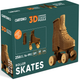 3D пазл-конструктор Cartonic 3D Puzzle Roller skates Роликові ковзани Картонний (4820191133853) - зображення 5