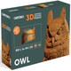 Puzzle 3D - konstruktor Cartonic 3D Puzzle Owl Sowa Kartonowy (4820191133273) - obraz 7