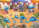 Puzzle DoDo Duże podłogowe The Smurfs Muzyka gra 40 elementów (4823115911186) - obraz 2