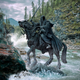 Statua Iron Studios LORD OF THE RINGS Nazgul on Horse Deluxe - Skala 1/10 (Władca Pierścieni) 42,5 cm (618231953561) - obraz 10