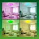 Люстра світлодіодна стельова RGB з динаміком, Bluetooth колонкою світильник Eurolamp LED Smart light 72W 3000K-6500K пульт керування ДУ - зображення 8