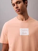 Футболка хлопковая длинная мужская Calvin Klein 655461548 2XL Оранжевая (1159840880) - изображение 4