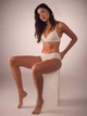 Женские трусики Victoria's Secret (2859499382) Hiphugger Logo Cotton S бежевые - изображение 3