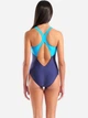 Купальник слитный женский Arena Scratchy Swimsuit V Back 010264-780 44 Синий/Голубой (3468337637752) - изображение 2