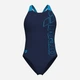 Купальник слитный женский Arena Scratchy Swimsuit V Back 010264-780 44 Синий/Голубой (3468337637752) - изображение 3