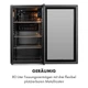 Холодильник для напитков Klarstein Beersafe XXL Onyx со стеклянной дверцей 80 л (10034848) - изображение 4