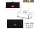 Витяжка вбудована WEILOR LUNA WBG 59 BLACK SILENCE - изображение 6