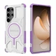 Захисний чохол Deexe Clear Bibercas для Samsung Galaxy S25 Ultra (S938) - Purple - зображення 1