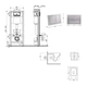 Инсталляция 4 в 1 Qtap Nest Crow Сатин (QT05335172W48205) - изображение 2