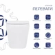 Унитаз подвесной Qtap Tern Керамика с сиденьем Soft-close белый (SD00050772) - изображение 3