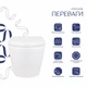Унитаз подвесной Qtap Swan керамический безободковый с сиденьем Soft-close белый (SD00036227) - изображение 3