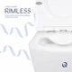 Унитаз подвесной Qtap Swan керамический безободковый с сиденьем Soft-close белый (SD00036227) - изображение 5