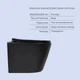 Комплект сантехники Qtap Scorpio Matt Black 2 в 1: подвесной унитаз + биде (керамика, черный) SD00053496 - изображение 3