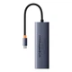 USB Hub Baseus Flite 6-Port Type-C to HDMI4K 60Hz*1+USB 3.0*3+PD*1+RJ45*1 Cерый (B00052807813-00) - изображение 6