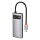 USB Hub Baseus Metal Gleam 4-in-1 Multifunctional Type-C to USB3.0 + USB2.0 + HDMI + Type-C PD - зображення 3