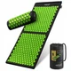 Коврик акупунктурный с валиком 4FIZJO Classic Mat XL Аппликатор Кузнецова Black/Green (P-5907222931769) - изображение 1