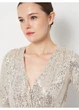 Боди лонгслив H&M XS Бежевый 1199877_паетки_01 - изображение 4