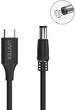 Кабель Unitek USB-C - DC Jack 5.5 x 2.5 мм 65W 1.8 м Black (C14116BK-1.8M) - зображення 3
