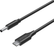Кабель Unitek USB-C - DC Jack 4.5 x 3.0 мм для Dell 65W 1.8 м Black (C14120BK-1.8M) - зображення 2