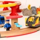 Іграшкова залізниця з дерева Iekool-playtive, 110 деталей, 103x83 - зображення 3