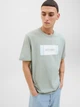 Футболка хлопковая длинная мужская Jack & Jones 12278508 S Iceberg Green (5715726973402) - изображение 4