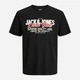 Футболка хлопковая мужская Jack & Jones 12279535 S Black (5715724948006) - изображение 7