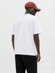 Футболка хлопковая длинная мужская Jack & Jones 12282892 L Bright White (5715722802225) - изображение 2