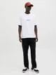 Футболка хлопковая длинная мужская Jack & Jones 12282892 L Bright White (5715722802225) - изображение 4