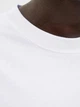 Футболка хлопковая длинная мужская Jack & Jones 12282892 L Bright White (5715722802225) - изображение 5