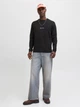 Лонгслив мужской Jack & Jones 12282895 M Black (5715730522184) - изображение 3
