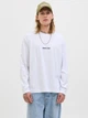 Лонгслив мужской Jack & Jones 12282895 M Bright White (5715730522146) - изображение 1