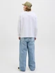 Лонгслив мужской Jack & Jones 12282895 M Bright White (5715730522146) - изображение 2