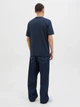 Футболка хлопковая длинная мужская Jack & Jones 12278508 2XL Sky Captain (5715726973440) - изображение 2