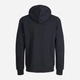 Толстовка на флисе, на молнии мужская Jack & Jones 12250596 4XL Black (5715501794413) - изображение 8
