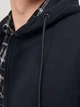 Толстовка на флисе, на молнии мужская Jack & Jones 12250596 4XL Black (5715501794413) - изображение 6