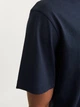 Футболка хлопковая длинная мужская Jack & Jones 12268415 L Sky Captain (5715611293103) - изображение 5