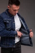 Мужская джинсовая куртка R.A. на пуговицах 2XL - изображение 6