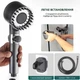 Массажная душевая лейка Turbocharged Shower Head с вращением 360°, 3 режима, экономия воды - изображение 6